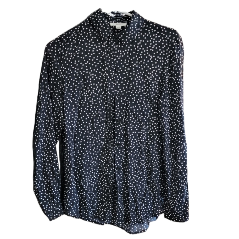 Beach Lunch Lounge Button Down Collard Shirt - image 2